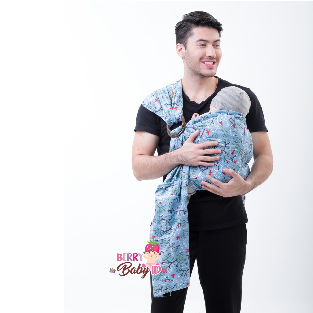 Cuddle Me Bamboo Ringsling Gendongan Samping Bayi CuddleMe CME030 Berry Mart