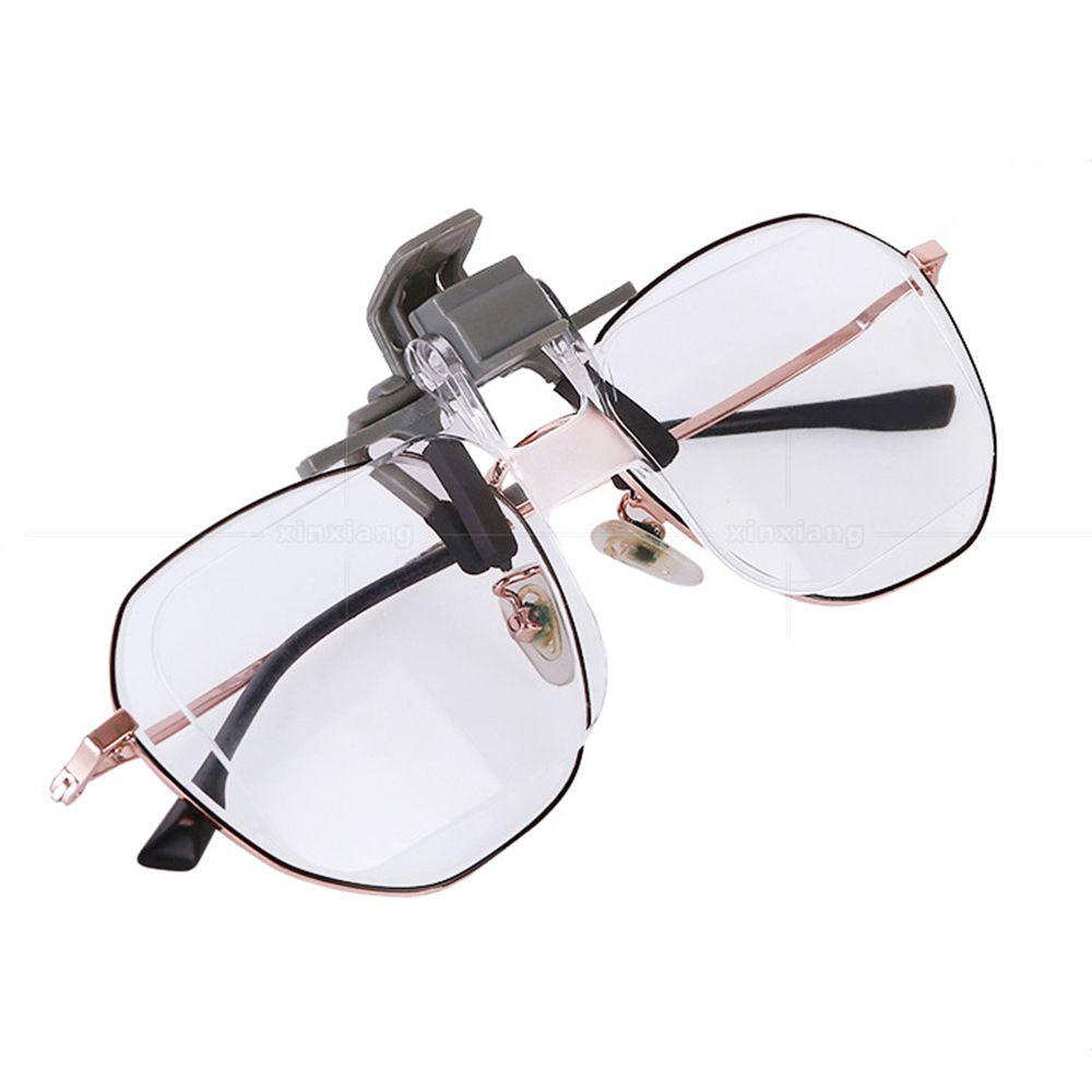 Top Magnifier Portable Lensa Optik Akrilik HD Dengan Klip Loupe