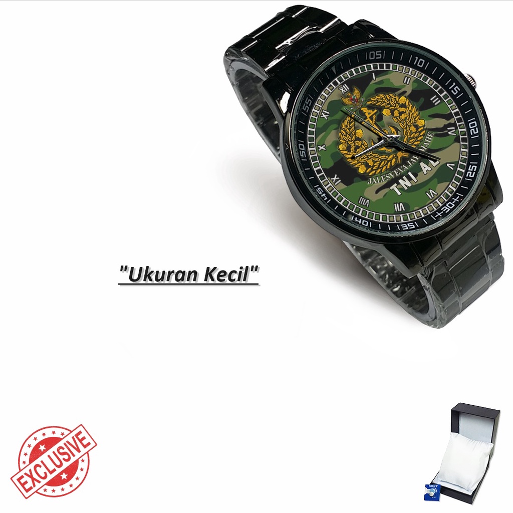 Jam Tangan Rantai Couple TNI ANGKATAN LAUT - 2 (Limited Edition)