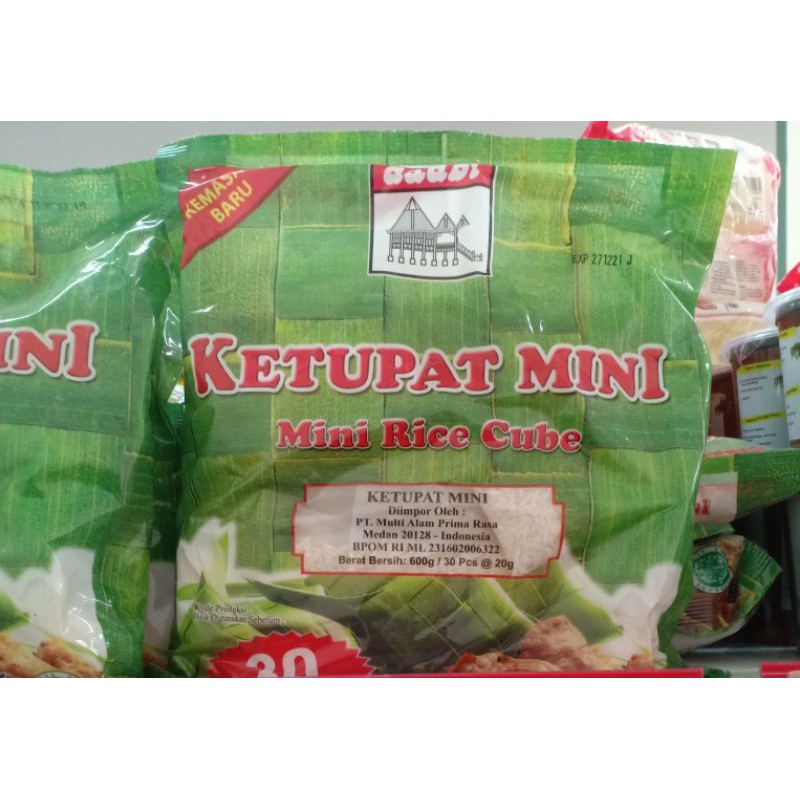 

ADABI KETUPAT NASI MINI ISI 30pcs @20gr