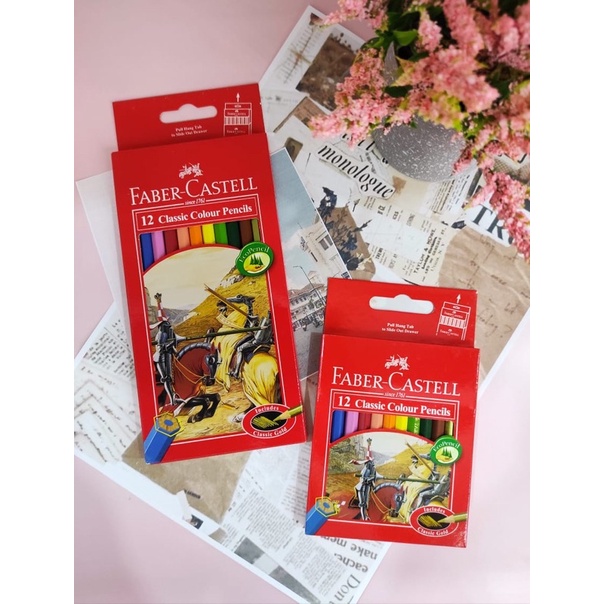 

FABER CASTELL PENSIL WARNA 12 WARNA | CLASSIC COLOUR PENSILS