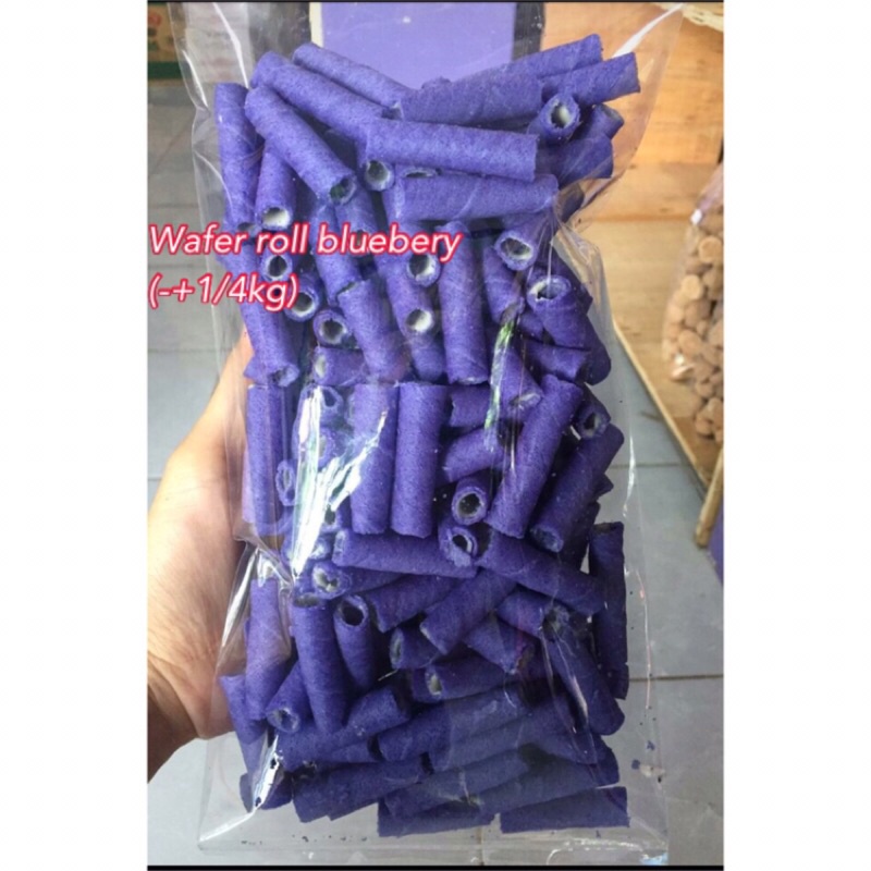 

Wafer roll bluebery/astor/astor blueberry