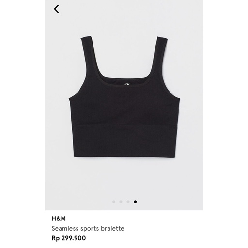 NEW with tag  H&M Sport Bralette size S