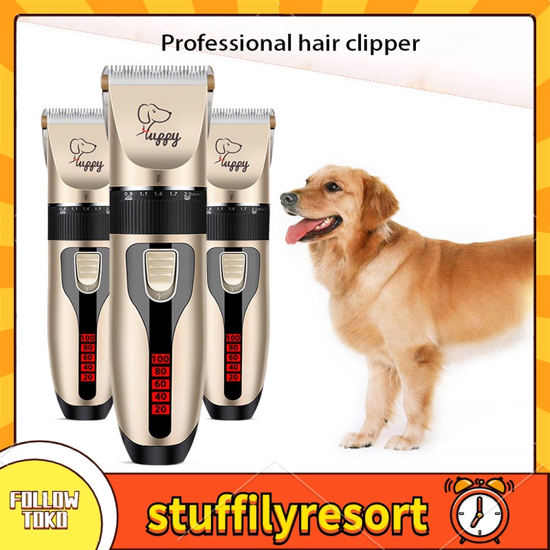 COD/PET CLIPPER Alat Cukur Bulu Hewan Peliharaan Cukuran Anjing Kucingt/Pet Grooming Hair Clipper Kit/ Hair Clipper Cordless Professional Pemotong Rambut Rechargeable Cat&amp;Dog Popular Model