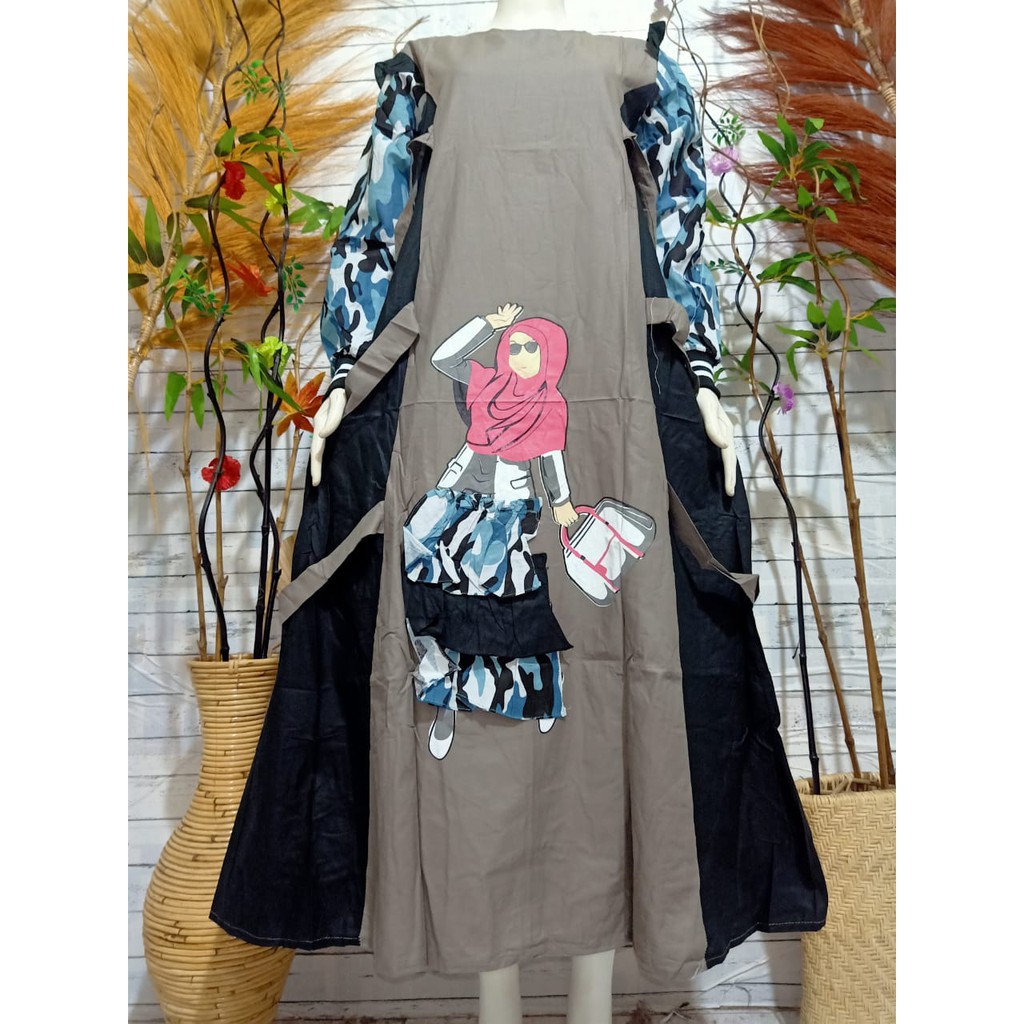 LANGSUNG KIRIM gamis chitato terbaru / gamis katun paris