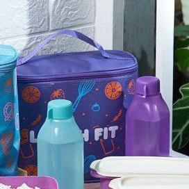 Lunch Box Set Shuga Set Kotak Bekal Makan / 1 Set Kotak Makan Beserta Tas / Tempat Makan LB35