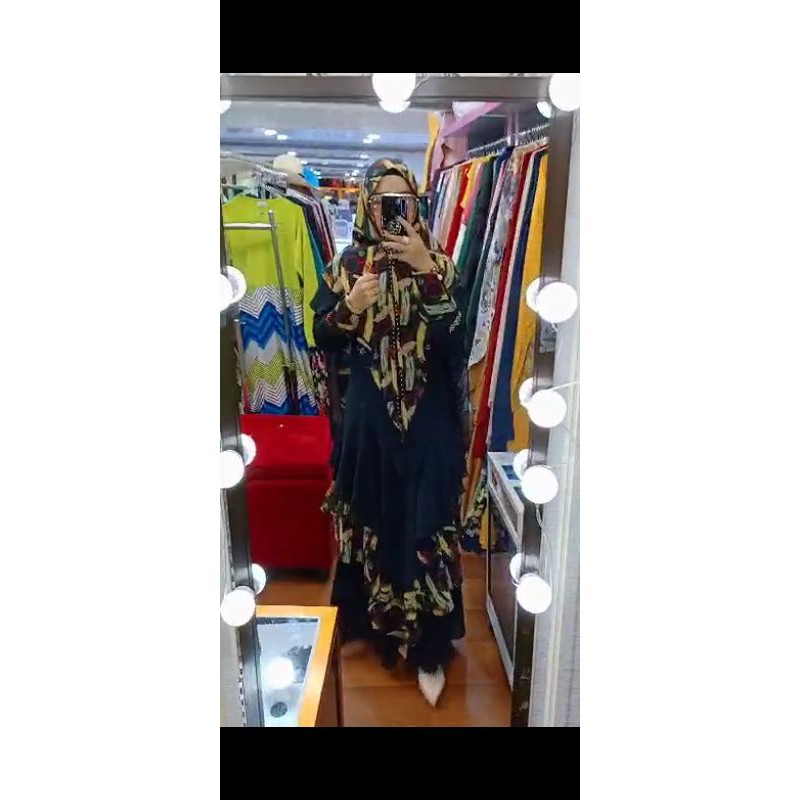 Kayla syari print premium by Yodizein