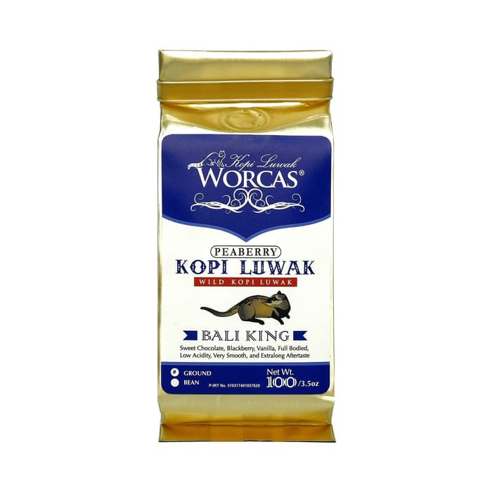 

Kopi Luwak Liar Bali King (Peaberry) 100gr - Bean (Biji)