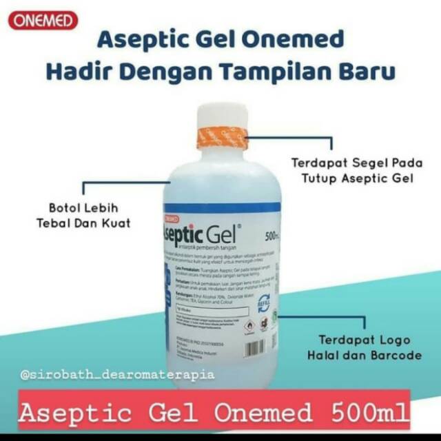 Aseptic Gel Onemed 500ml Refill/Isi Ulang Aseptic Gel Onemed