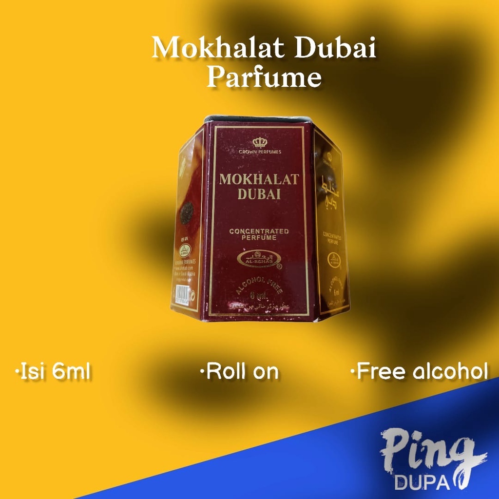 Parfum Arab Mokhalat Dubai Al-rehab kemasan 6ml