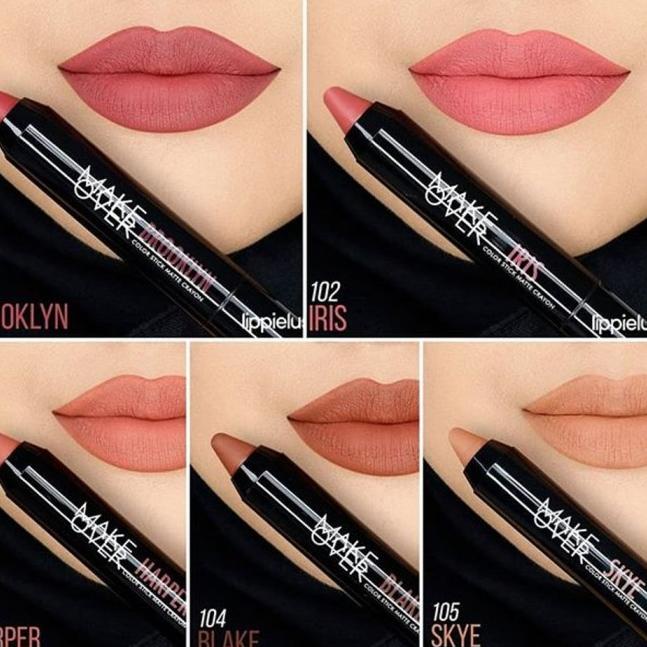 ◙ MAKE OVER Color Stick Matte Crayon / Make Over Lipstik - 105 Skye ★