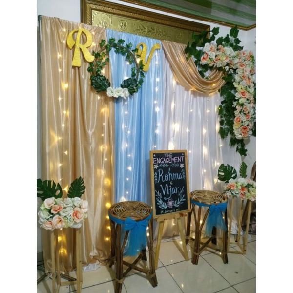 sewa dekorasi lamaran dll