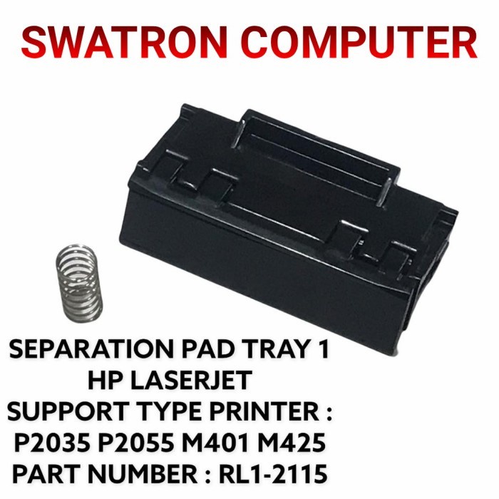 SEPARATION PAD TRAY 1 HP LASERJET M401 M425 P2035 P2055 RL1-2115 M 401 425 P 2035 2055