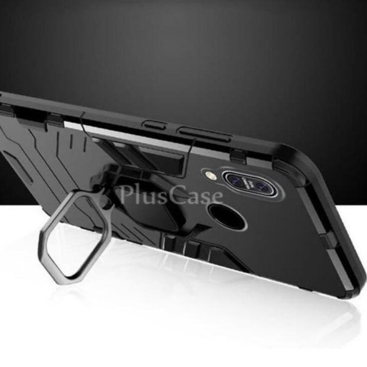 Terbaru CASE ZENFONE MAX PRO M1 - CASE IRON ARMOR + RING ASUS ZENFONE MAX PRO BC .