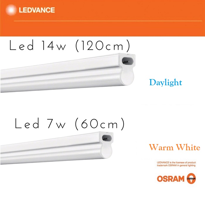 Lampu LED T5 Osram 7w - 14w 6500k -3000k Cuci gudang