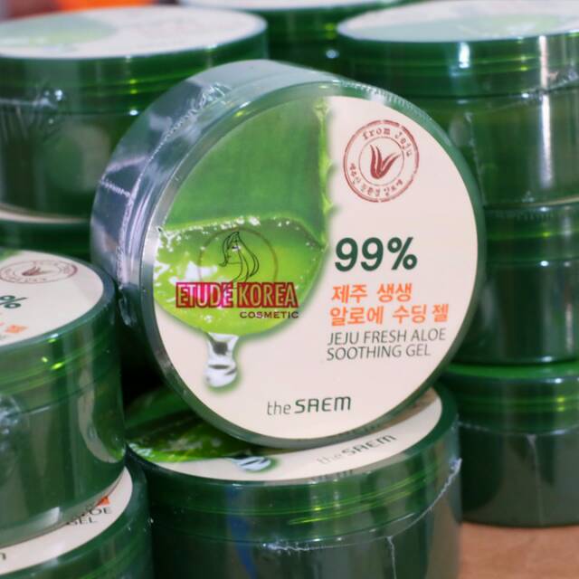 The saem jeju fresh aloe vera shoothing gel 99% made in Korea Original / the saem aloe vera