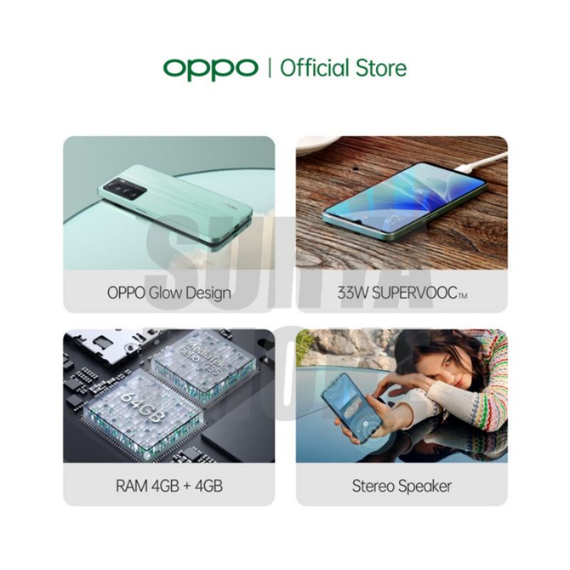 OPPO A57 NEW RAM 4/128GB