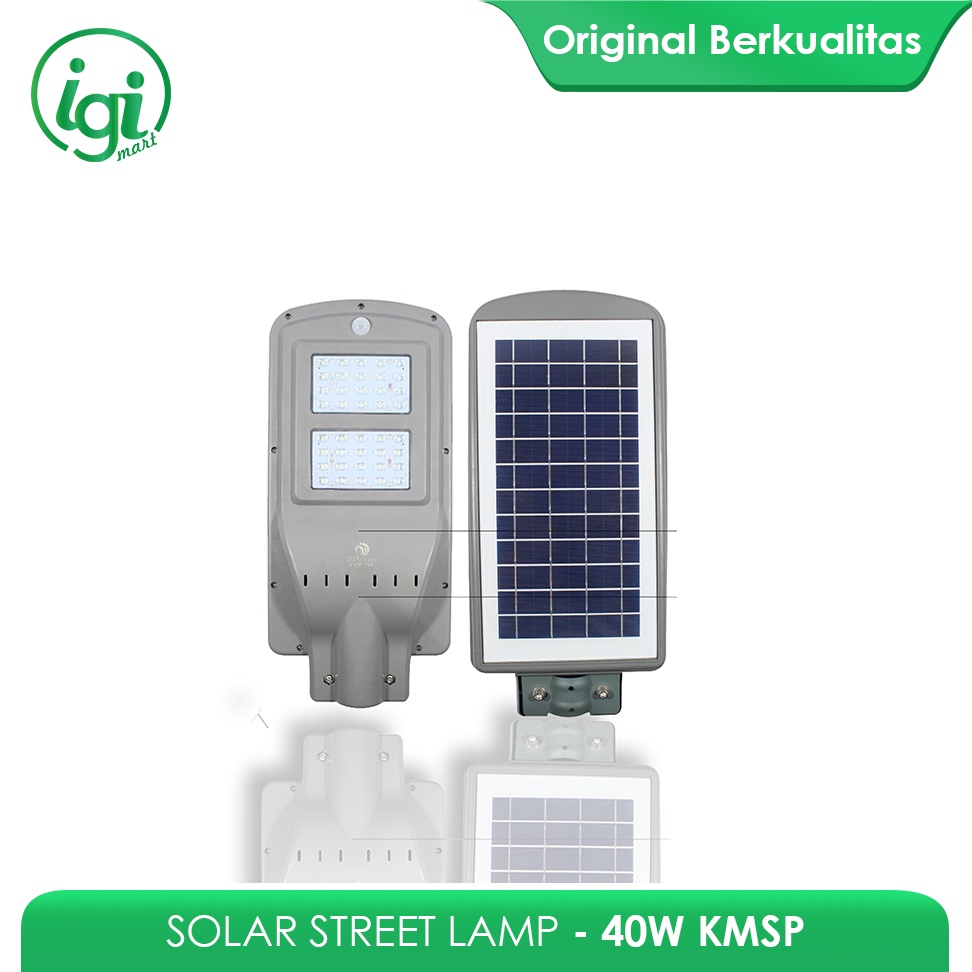 LAMPU JALAN TENAGA SURYA KMSP 40 WATT/ PJU SOLAR CELL 40 WATT