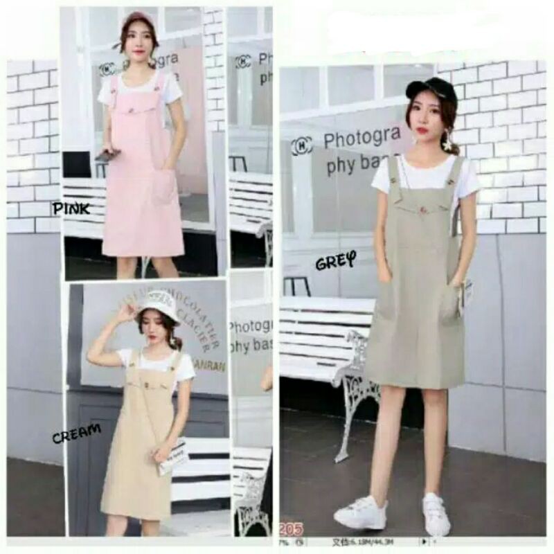 shopee overall dress