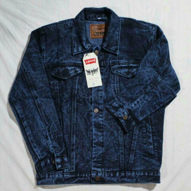 CUCI GUDANG!!! JAKET JEANS SANDWASH HITAM