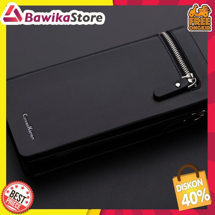 Dompet Kulit Dompet Wanita Lucu Elegan Bahan Taiga Dompet Panjang Domp