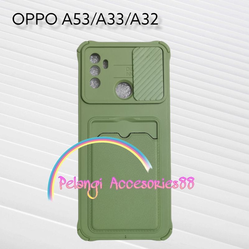 CASE OPPO A53 / A33 / A32 / A53S 4G CASE SOFTCASE SLEDING WARNA WARNI