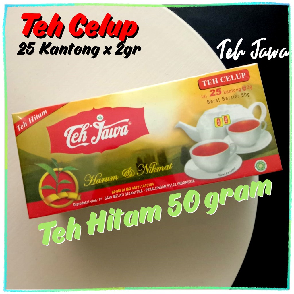 

Teh Jawa Black Tea/Teh Hitam Celup isi 25