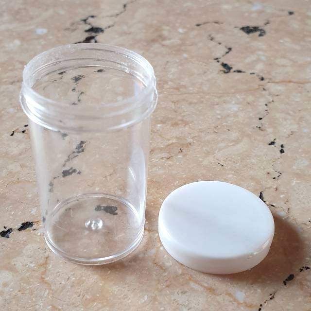  Botol  plastik  30gr 30ml cup slime obat  cream pot toples 