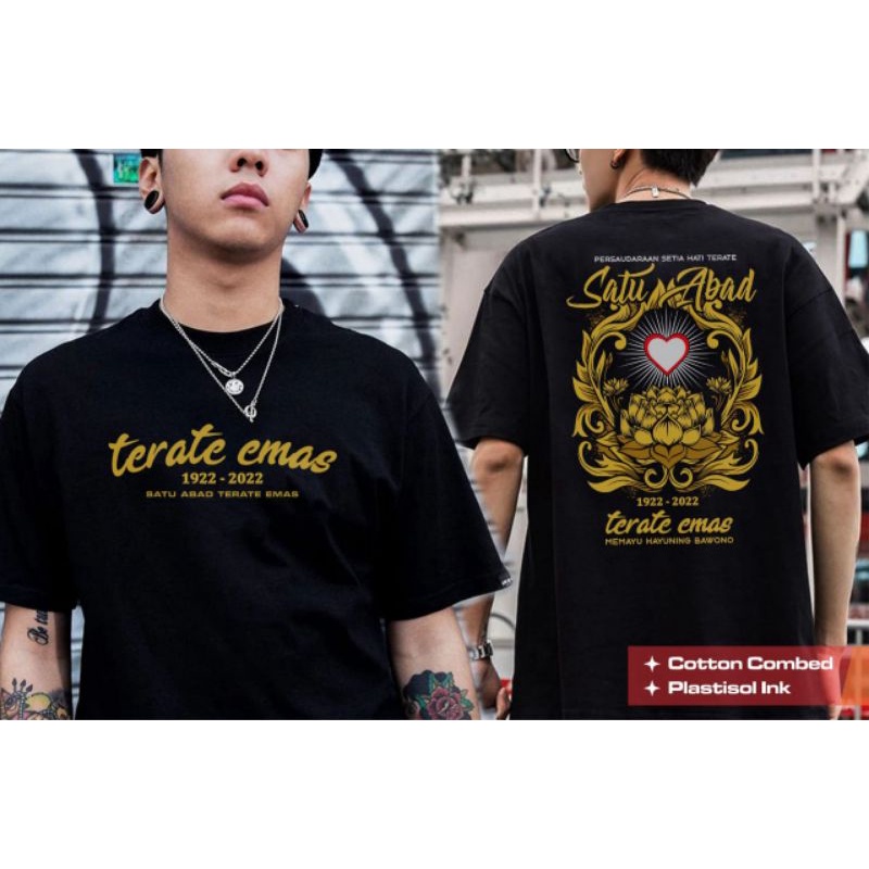 Kaos Psht kaos Terate Emas Kaos Psht Terbaru Kaos Psht Distro Kaos Terate Emas 1 Abad Kaos Plastisol