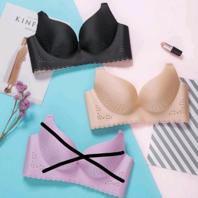BH / BRA WANITA BRA SEPER JUMBO SEAMLESS BIG SIZE 36-46 CUP E 102# (COD) (KODE 555)