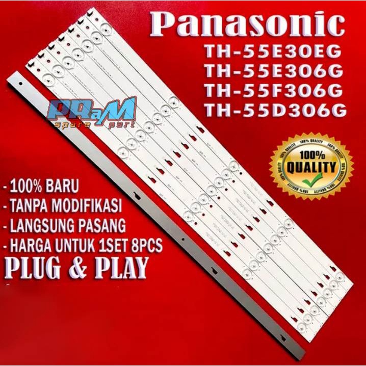 BACKLIGHT TV LED PANASONIC 55 INC TH-55E306G - LAMPU BL TV PANASONIC TH 55E306 G TH-55D306G TH-55E30