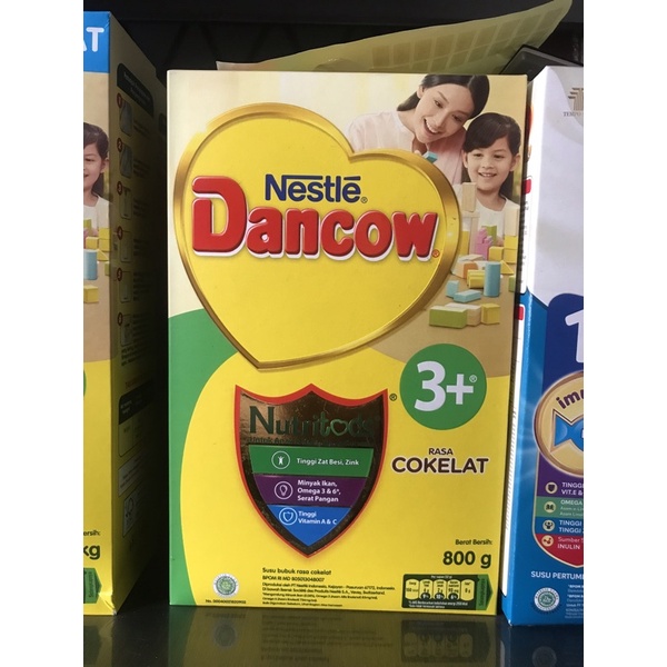 Susu Dancow 3+ 800gr Rasa Cokelat Expired April 2023