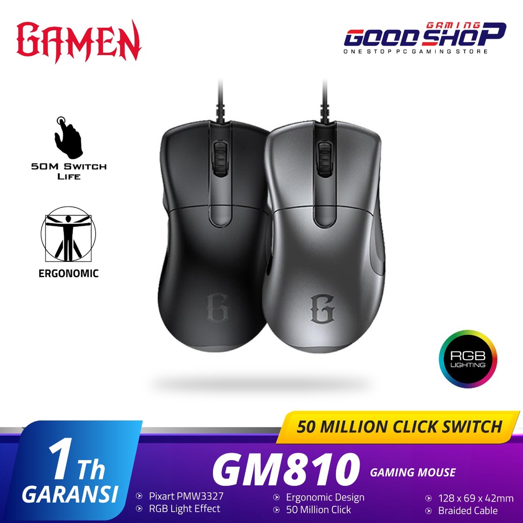 Gamen GM810 - Macro Gaming Mouse
