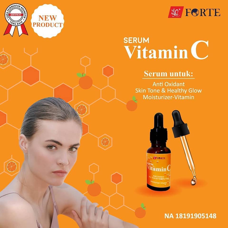 SYB FORTE SERUM VIT C / SERUM VIT C SYB ORIGINAL BPOM / MENCERAHKAN KULIT WAJAH / skincaremoe