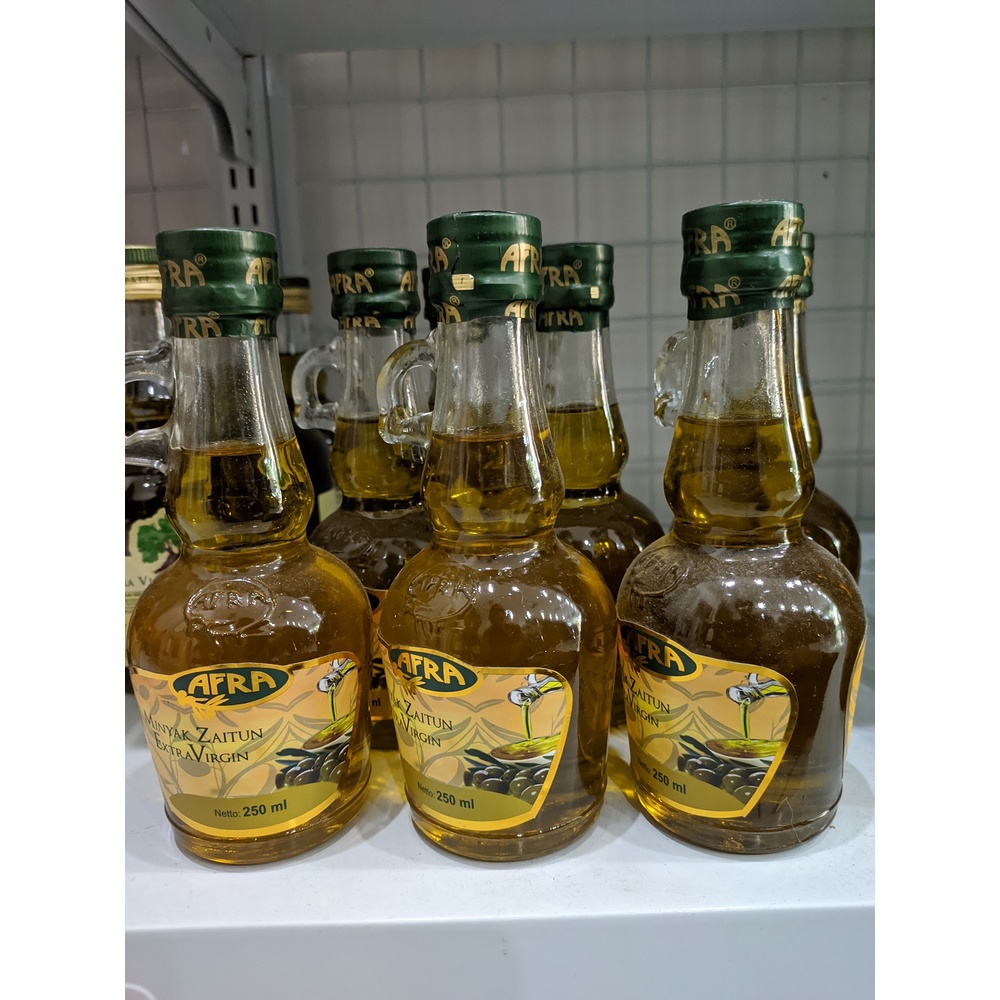 Minyak Zaitun Extra Virgin Oil Olive Oil Afra Ear Candel 250ml Minyak Zaitun Asli Suplemen Kesehatan