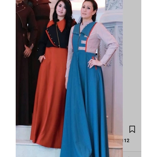 Fumiko dress By lva Daily Dress Muslimah Gamis Simpel elegant