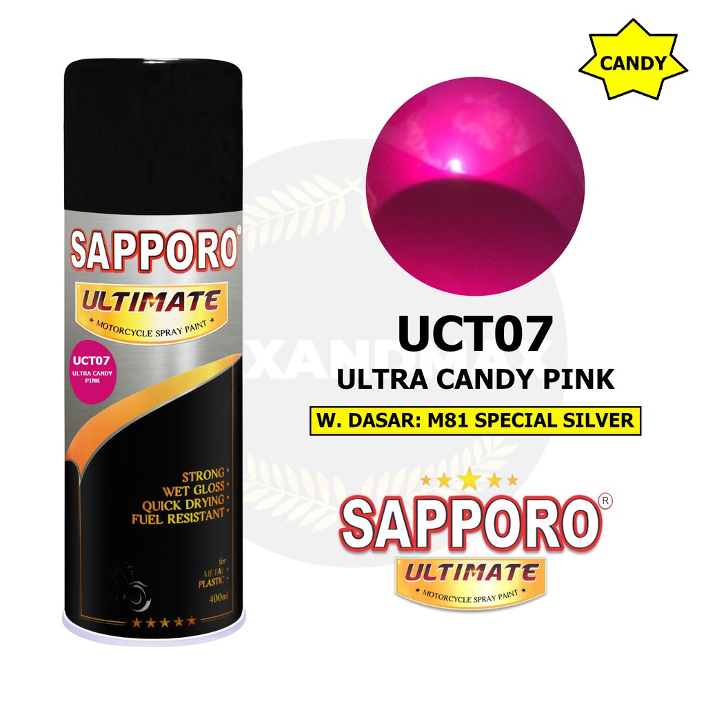 SAPPORO ULTIMATE Ultra Candy Pink UCT07 400 ml