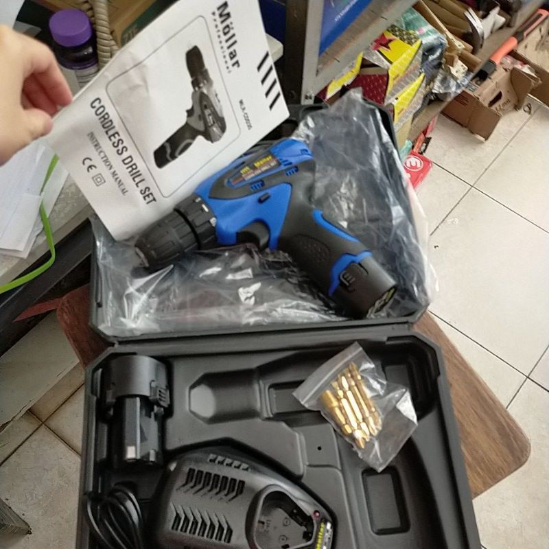 Mollar cordless drill set. bor cordless MLR- CDD35