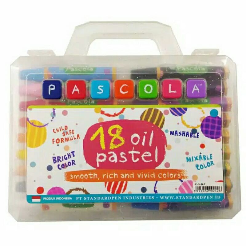 

Crayon Pascola Oil Pastel 18 Color Hexagonal