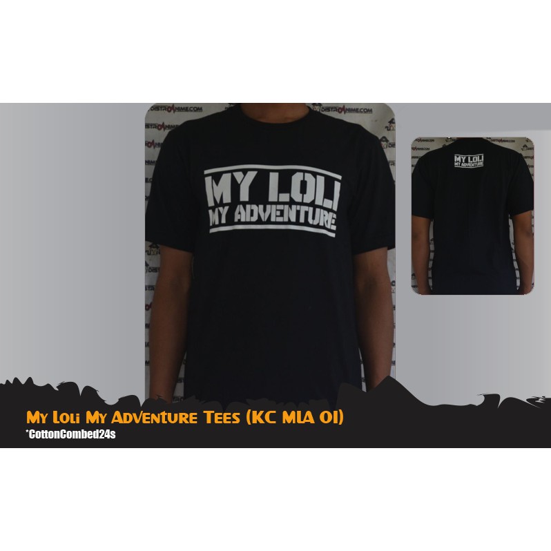 Kaos Anime My Loli My Adventure Tshirt KC MLA 01