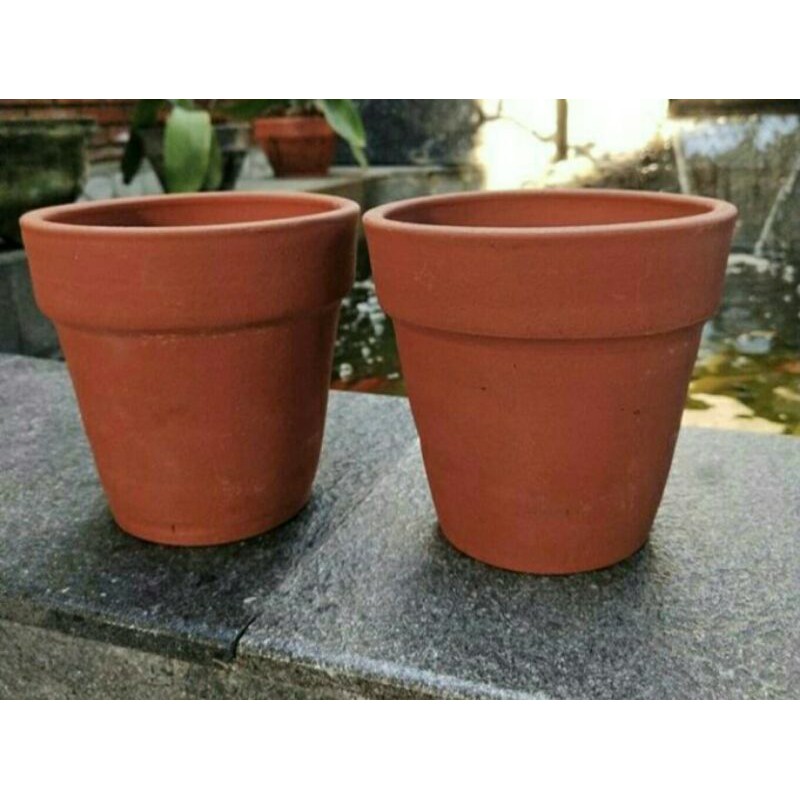 Jual Pot Tanah Liat Pot Gerabah Pot Kaktus Teracotta Ukuran 8cm×8cm Indonesiashopee Indonesia 4109