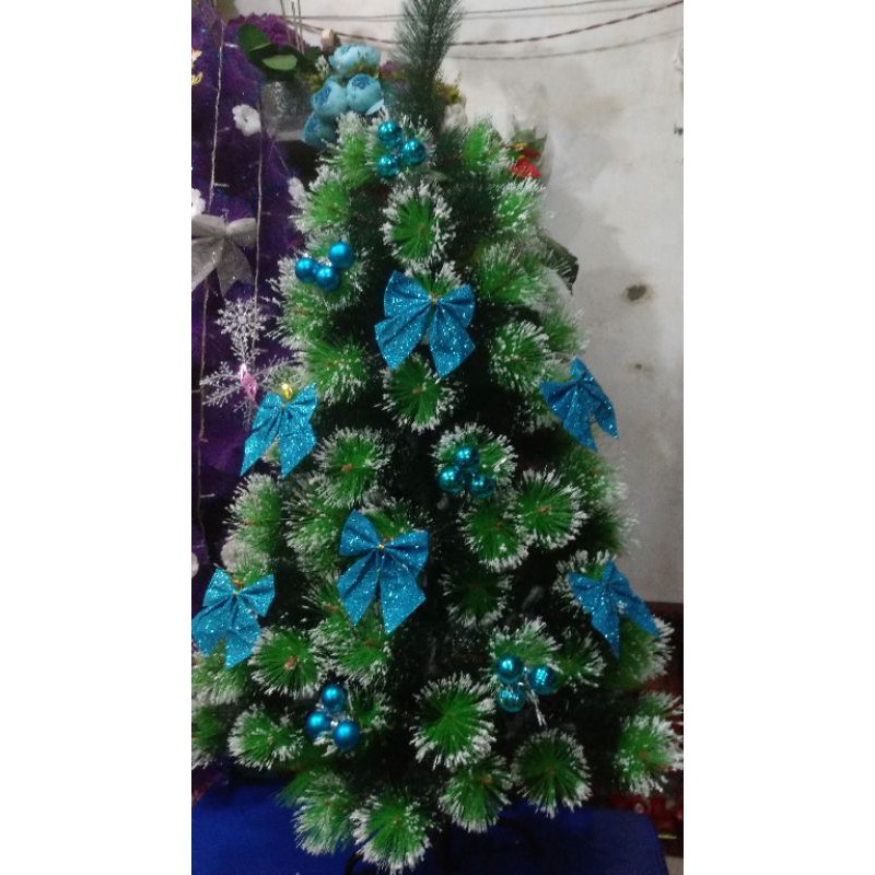 pohon natal salju premium 120cm