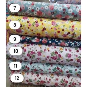 Katun Kembang/Bahan katun motif/Kain katun print