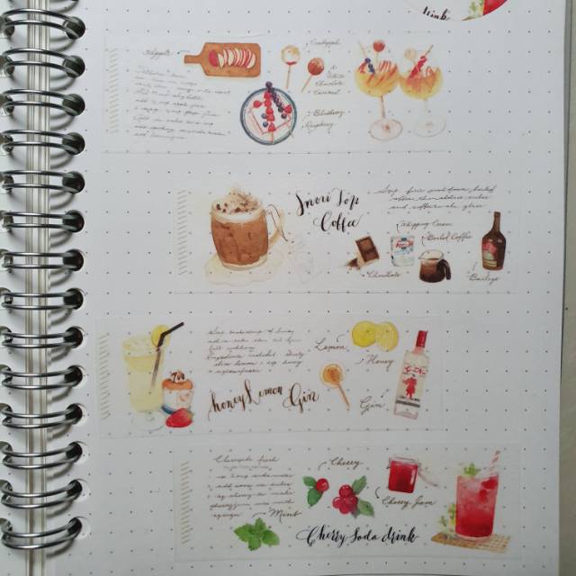 

washi tape sample for scrapbook and journal ( per meter )
