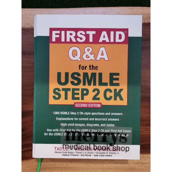 Jual Buku Kedokteran First Aid Q&A For The USMLE Step 2 CK | Shopee ...