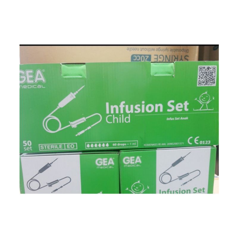 Infuset Anak Gea Selang Infus Anak Infuset Gea Anak Infusion Set Child