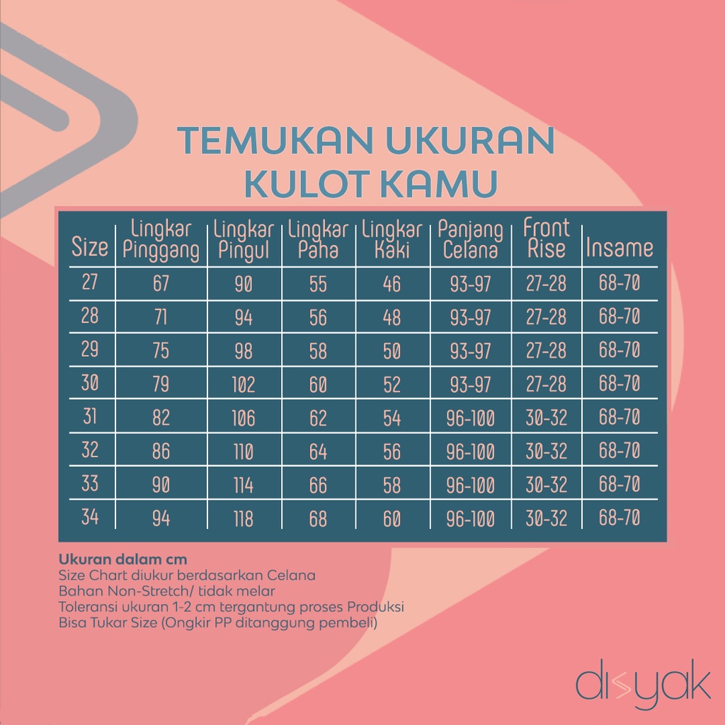 DISYAK - HighWaist Kulot Pocket Jeans Blue Alice 704-804