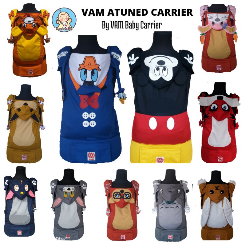 Gendongan SSC VAM atuned carrier/gendongan depan karekter/VAM baby carrier