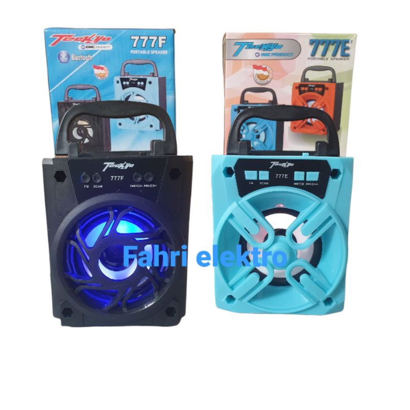 Speaker Bluetoot Portable Teckyo 777F / 777E Radio MP3 Musik Box BY GMC / Speker Blutut