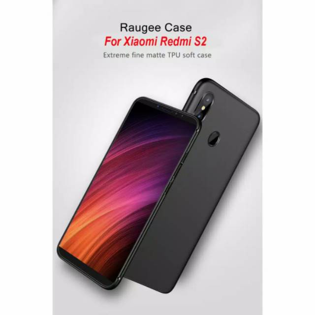 Slim Case Black Matte Redmi S2